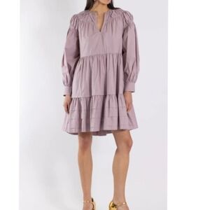 Ulla Johnson Rose Dress In Tanzanite